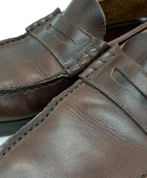 PARABOOT（パラブーツ）PARABOOT (パラブーツ) CORAUX モカシンコインローファー ブラウン サイズ:5 1/2の古着・服飾アイテム