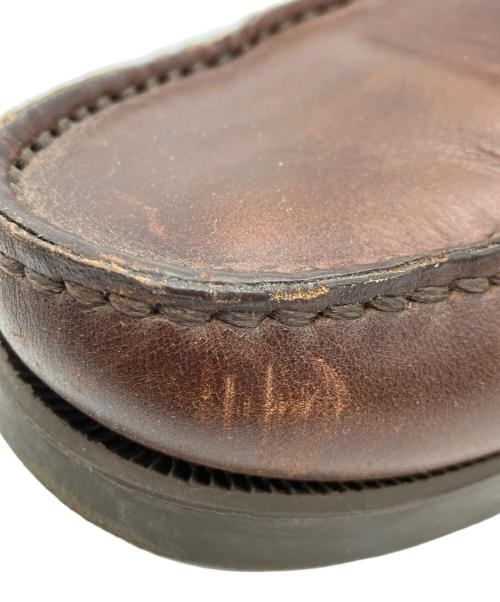 PARABOOT（パラブーツ）PARABOOT (パラブーツ) CORAUX モカシンコインローファー ブラウン サイズ:5 1/2の古着・服飾アイテム