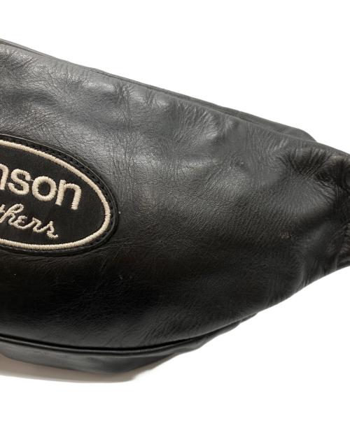 VANSON（バンソン）VANSON (バンソン) レザーボディーバッグ ブラックの古着・服飾アイテム