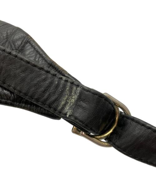 VANSON（バンソン）VANSON (バンソン) レザーボディーバッグ ブラックの古着・服飾アイテム