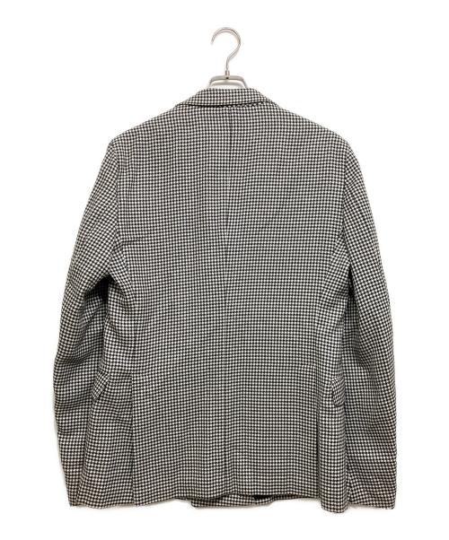 LOEWE（ロエベ）LOEWE (ロエベ) ウールシルクダブルブレストジャケット ホワイト×ブラック サイズ:SIZE 48の古着・服飾アイテム