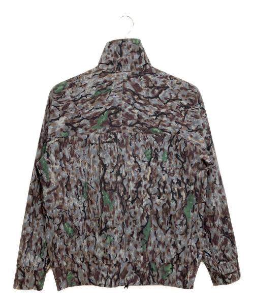 South2 West8（サウスツー ウエストエイト）South2 West8 (サウスツー ウエストエイト) TRAINER JACKET ブルー×ブラウン サイズ:Sの古着・服飾アイテム