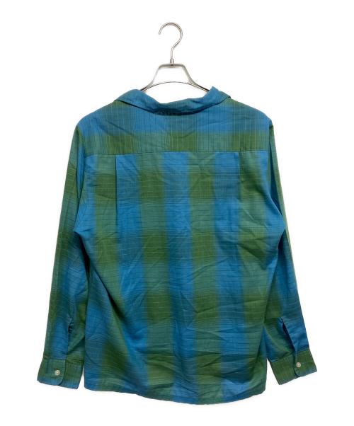 TOWN CRAFT（タウンクラフト）TOWN CRAFT (タウンクラフト) ヴィンテージ オープンカラーシャツ グリーン サイズ:Mの古着・服飾アイテム