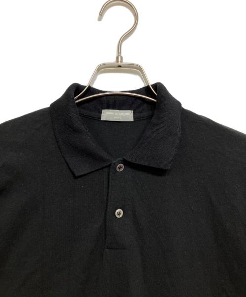 COMME des GARCONS HOMME（コムデギャルソン オム）COMME des GARCONS HOMME (コムデギャルソン オム) コットンリネンポロシャツ ブラック サイズ:無しの古着・服飾アイテム