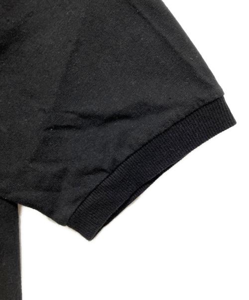 COMME des GARCONS HOMME（コムデギャルソン オム）COMME des GARCONS HOMME (コムデギャルソン オム) コットンリネンポロシャツ ブラック サイズ:無しの古着・服飾アイテム