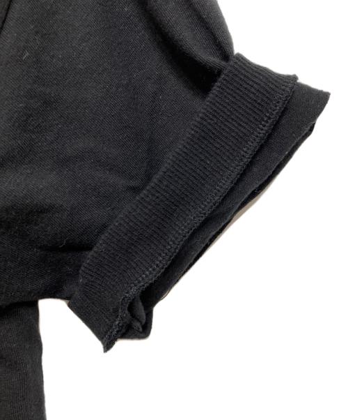 COMME des GARCONS HOMME（コムデギャルソン オム）COMME des GARCONS HOMME (コムデギャルソン オム) コットンリネンポロシャツ ブラック サイズ:無しの古着・服飾アイテム