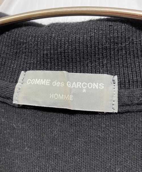 COMME des GARCONS HOMME（コムデギャルソン オム）COMME des GARCONS HOMME (コムデギャルソン オム) コットンリネンポロシャツ ブラック サイズ:無しの古着・服飾アイテム