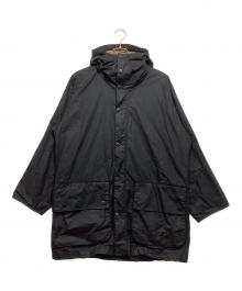 Barbour（バブアー）の古着「OVERSIZED HIKING WAX フーデッドコート」｜ブラック