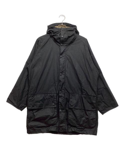 Barbour（バブアー）Barbour (バブアー) OVERSIZED HIKING WAX フーデッドコート ブラック サイズ:38の古着・服飾アイテム