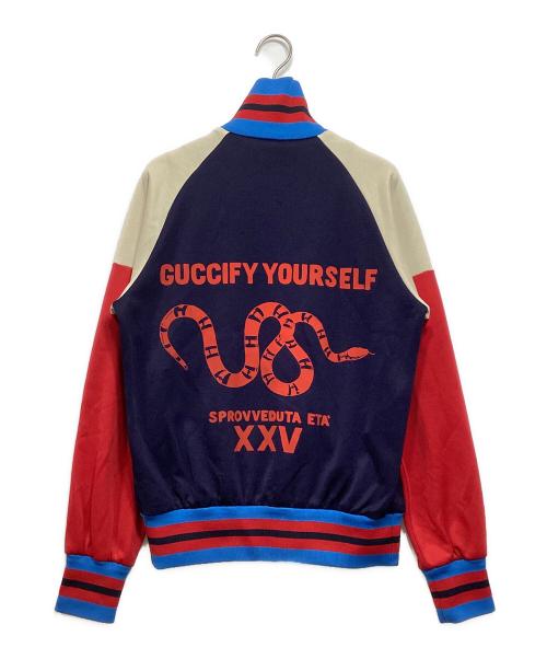 GUCCI（グッチ）GUCCI (グッチ) GUCCIFY YOURSELF / トラックジャケット ネイビー サイズ:Sの古着・服飾アイテム