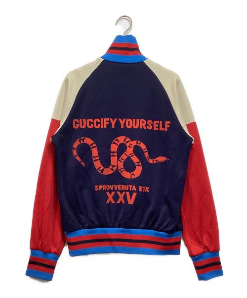 GUCCI（グッチ）GUCCI (グッチ) GUCCIFY YOURSELF / トラックジャケット ネイビー サイズ:Sの古着・服飾アイテム