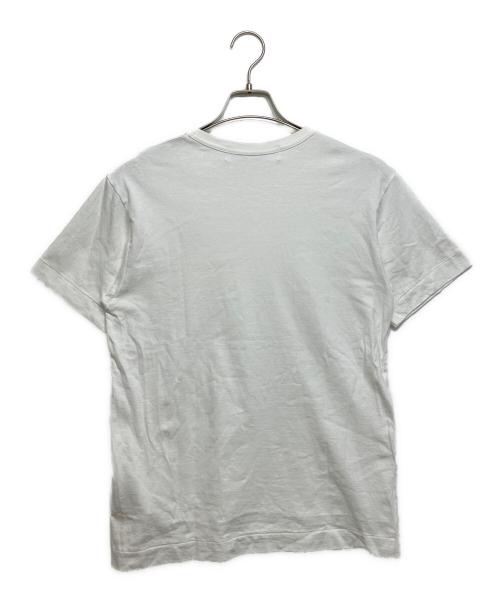 PLAY COMME des GARCONS（プレイコムデギャルソン）PLAY COMME des GARCONS (プレイコムデギャルソン) ハートワッペンTシャツ ホワイト サイズ:Mの古着・服飾アイテム