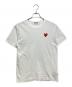 PLAY COMME des GARCONS（プレイコムデギャルソン）の古着「ハートワッペンTシャツ」｜ホワイト