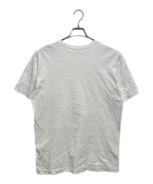 PLAY COMME des GARCONS（プレイコムデギャルソン）PLAY COMME des GARCONS (プレイコムデギャルソン) ハートワッペンTシャツ ホワイト サイズ:XLの古着・服飾アイテム