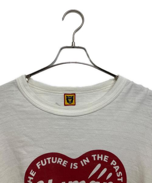 HUMAN MADE（ヒューマンメイド）HUMAN MADE (ヒューマンメイド) ハートロゴカットソー ホワイト サイズ:XXLの古着・服飾アイテム