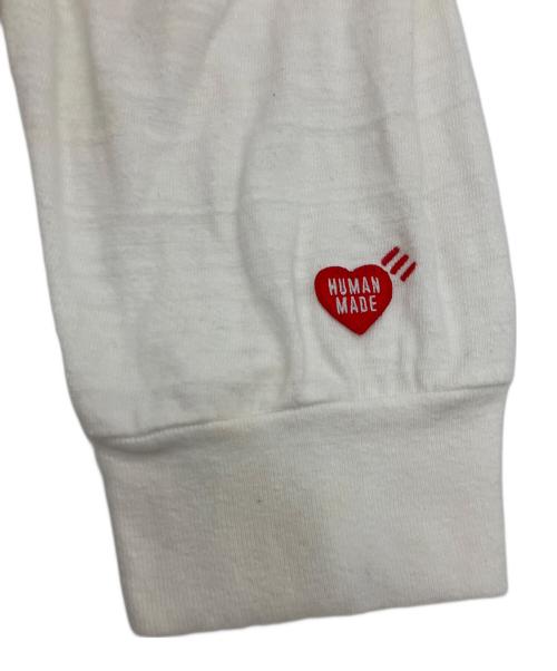 HUMAN MADE（ヒューマンメイド）HUMAN MADE (ヒューマンメイド) ハートロゴカットソー ホワイト サイズ:XXLの古着・服飾アイテム
