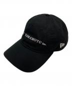 New Era×YOHJI YAMAMOTOニューエラ×ヨウジヤマモト）の古着「コラボキャップ」｜ブラック