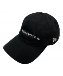 New Era×YOHJI YAMAMOTO（ニューエラ×ヨウジヤマモト）の古着「コラボキャップ」｜ブラック