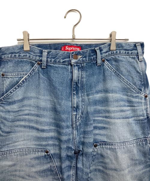 SUPREME（シュプリーム）SUPREME (シュプリーム) Worn Double Knee Denim Painter Jean ウォッシュドインディゴ サイズ:W34の古着・服飾アイテム