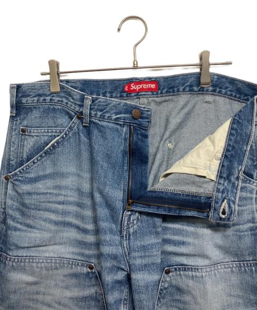 SUPREME（シュプリーム）SUPREME (シュプリーム) Worn Double Knee Denim Painter Jean ウォッシュドインディゴ サイズ:W34の古着・服飾アイテム