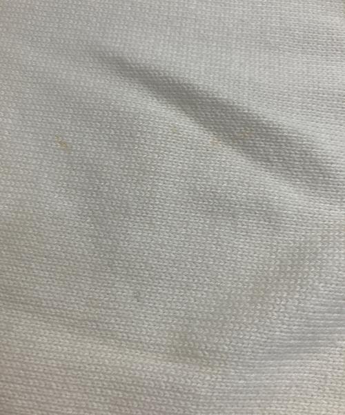 STONE ISLAND（ストーンアイランド）STONE ISLAND (ストーンアイランド) ロゴワッペンクルーネックニット ホワイト サイズ:Mの古着・服飾アイテム