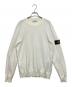 STONE ISLAND（ストーンアイランド）の古着「ロゴワッペンクルーネックニット」｜ホワイト