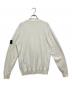 STONE ISLAND (ストーンアイランド) ロゴワッペンクルーネックニット ホワイト サイズ:M：14000円