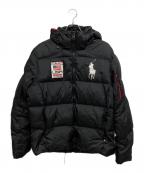 POLO RALPH LAURENポロ・ラルフローレン）の古着「ビッグポニーダウンジャケット」｜ブラック