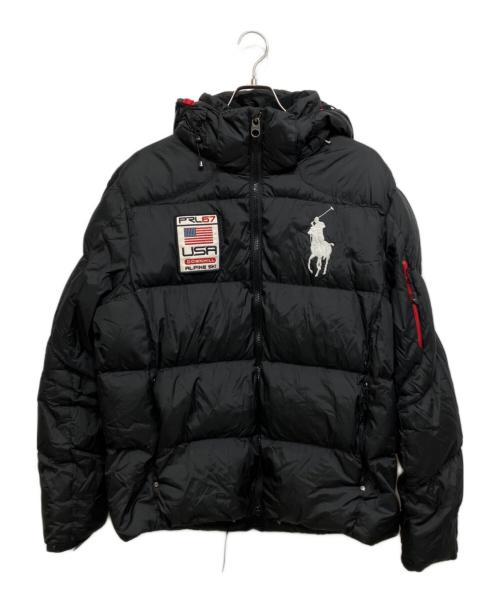 POLO RALPH LAUREN（ポロ・ラルフローレン）POLO RALPH LAUREN (ポロ・ラルフローレン) ビッグポニーダウンジャケット ブラック サイズ:Lの古着・服飾アイテム