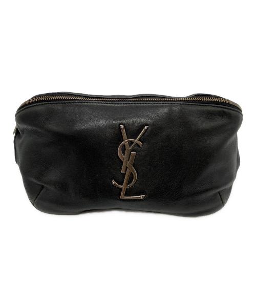 Saint Laurent Paris（サンローランパリ）Saint Laurent Paris (サンローランパリ) カサンドラ レザーボディバッグ ブラックの古着・服飾アイテム