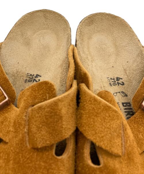 BIRKENSTOCK（ビルケンシュトック）BIRKENSTOCK (ビルケンシュトック) BOSTON ブラウン(ミンク) サイズ:42の古着・服飾アイテム