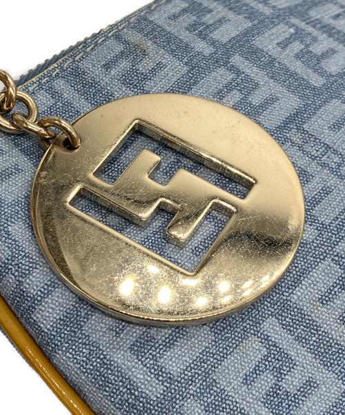 FENDI（フェンディ）FENDI (フェンディ) クロスボディショルダーバッグ ブルーの古着・服飾アイテム