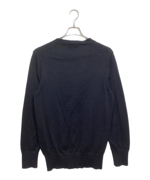 Vivienne Westwood man（ヴィヴィアン ウェストウッド マン）Vivienne Westwood man (ヴィヴィアン ウェストウッド マン) オーブ刺繍コットンリネンカーディガン ブラック サイズ:44の古着・服飾アイテム