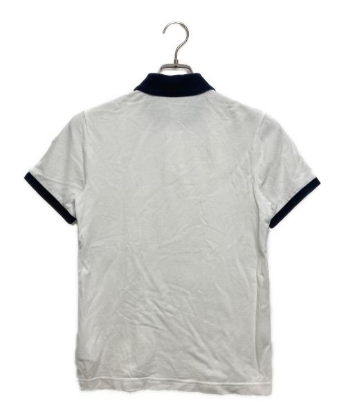 MONCLER（モンクレール）MONCLER (モンクレール) ポロシャツ ホワイト サイズ:XSの古着・服飾アイテム