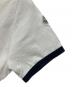 中古・古着 MONCLER (モンクレール) ポロシャツ ホワイト サイズ:XS：5000円