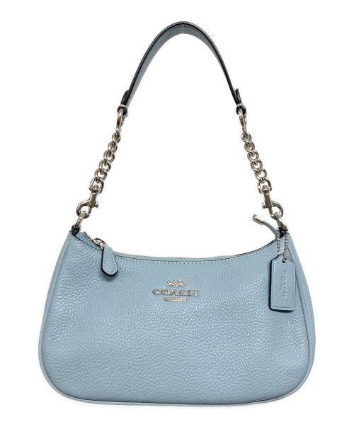 COACH（コーチ）COACH (コーチ) テリ 2WAYショルダーバッグ スカイブルーの古着・服飾アイテム