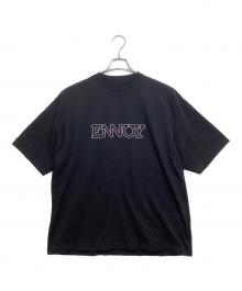The Ennoy Professional（ザ エンノイ プロフェッショナル）の古着「Electric Logo EMB T-Shirt」｜ブラック