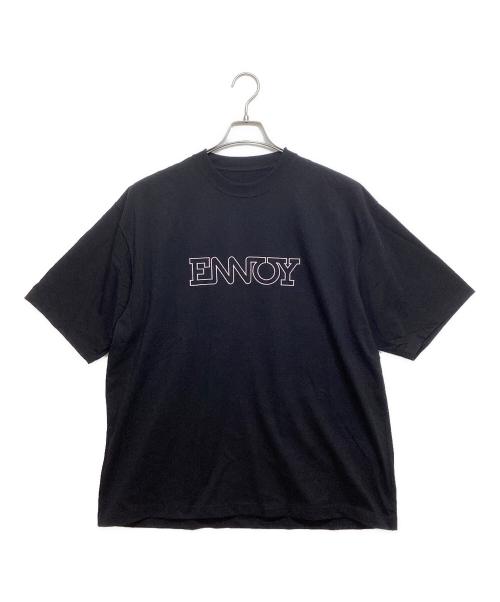 The Ennoy Professional（ザ エンノイ プロフェッショナル）The Ennoy Professional (ザ エンノイ プロフェッショナル) Electric Logo EMB T-Shirt ブラック サイズ:Lの古着・服飾アイテム