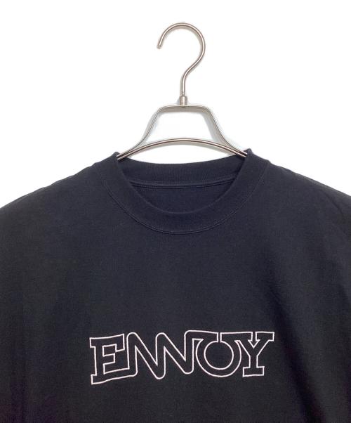 The Ennoy Professional（ザ エンノイ プロフェッショナル）The Ennoy Professional (ザ エンノイ プロフェッショナル) Electric Logo EMB T-Shirt ブラック サイズ:Lの古着・服飾アイテム