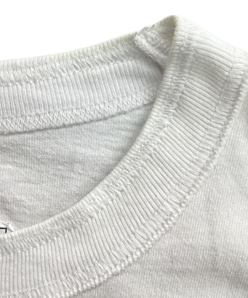 sacai（サカイ）sacai (サカイ) KAWS (カウズ) Flock Print Long Sleeve T-Shirt ホワイト サイズ:3の古着・服飾アイテム