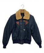 WEIRDOウィアード）の古着「B-15A TYPE FLIGHT JACKET」｜ネイビー