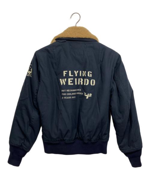 WEIRDO（ウィアード）WEIRDO (ウィアード) B-15A TYPE FLIGHT JACKET ネイビー サイズ:Sの古着・服飾アイテム