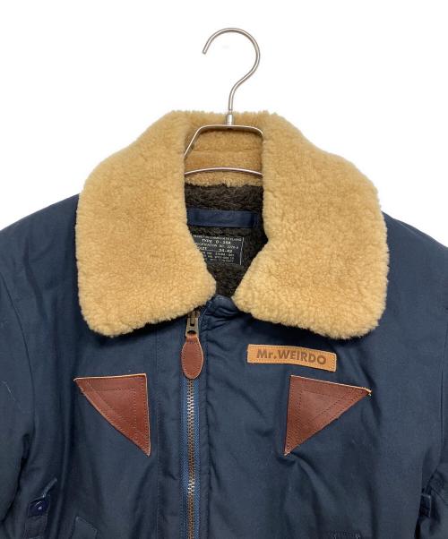 WEIRDO（ウィアード）WEIRDO (ウィアード) B-15A TYPE FLIGHT JACKET ネイビー サイズ:Sの古着・服飾アイテム