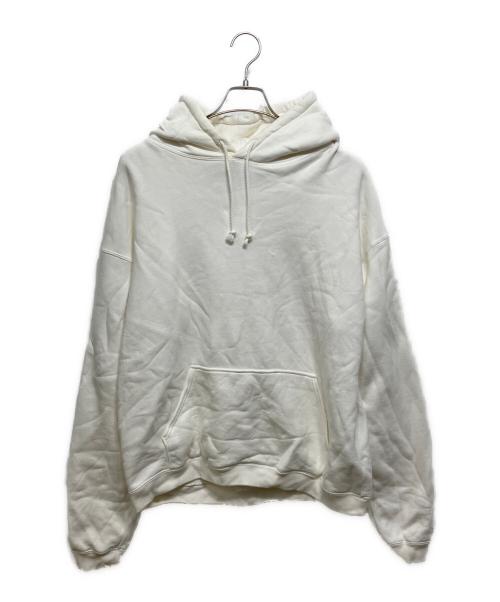 Y's for men（ワイズフォーメン）Y's for men (ワイズフォーメン) MASSES (マシス) BRUSHED FRENCH TERRY HOODIE ホワイト サイズ:3の古着・服飾アイテム