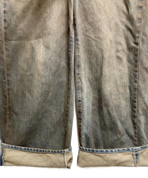 PUBLIC TOKYO（パブリックトウキョウ）PUBLIC TOKYO (パブリックトウキョウ) PUBLICDENIM BLEACH RELAXWIDE ブルー サイズ:1の古着・服飾アイテム
