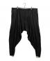 GROUND Y（グラウンドワイ）の古着「TR TWILL WIDE LEG PANTS」｜ブラック