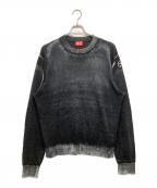 DIESELディーゼル）の古着「コットンクルーネックニット」｜ブラック