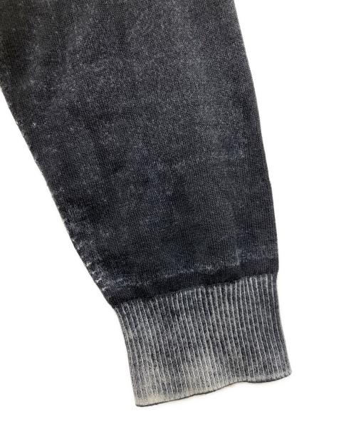 DIESEL（ディーゼル）DIESEL (ディーゼル) コットンクルーネックニット ブラック サイズ:Lの古着・服飾アイテム