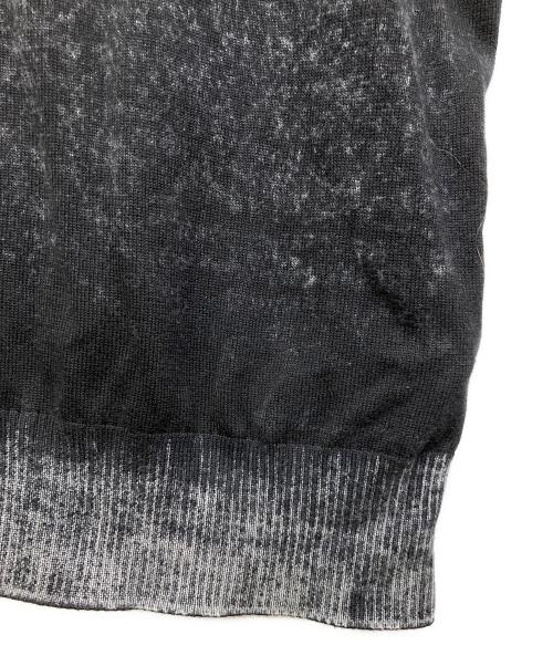 DIESEL（ディーゼル）DIESEL (ディーゼル) コットンクルーネックニット ブラック サイズ:Lの古着・服飾アイテム