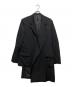 GROUND Y（グラウンドワイ）の古着「WOOL GABARDINE ASYMMETRICAL JACKET」｜ブラック